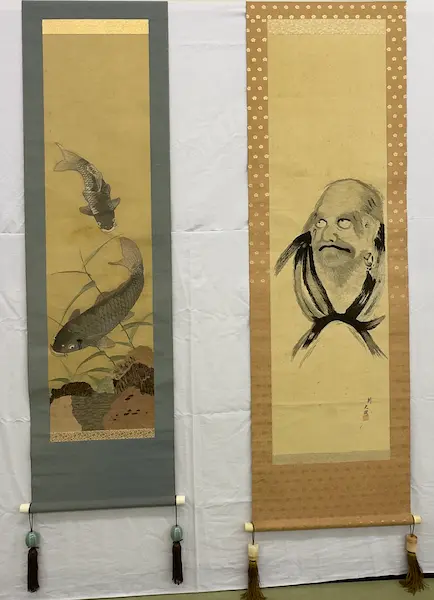 鯉と達磨大師